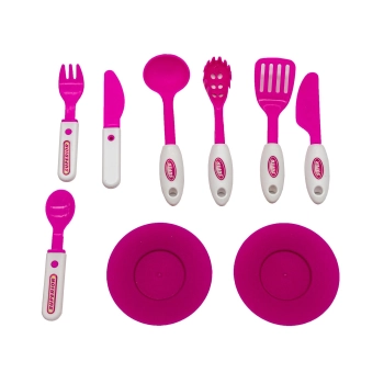 Różowa Kuchnia Z Piekarnikiem, Światło, Dźwięki, Akcesoria