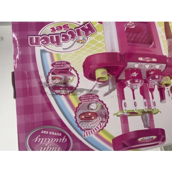 Różowa Kuchnia Z Piekarnikiem, Światło, Dźwięki, Akcesoria Przecena 1