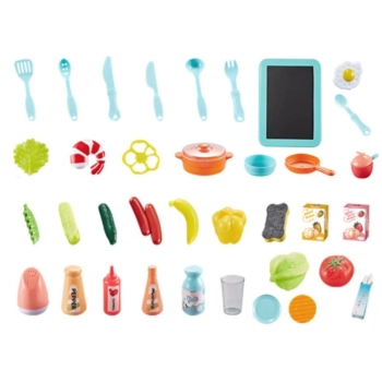 Multifunkcyjna Kuchnia Z Lodówką I Płytą Gazową, Beżowo-brązowa