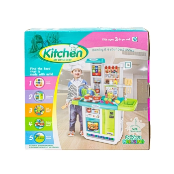 Multifunkcyjna Kuchnia Z Płytą Gazową I Panelem Dotykowym Niebieska