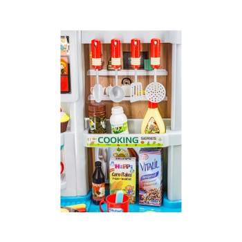 Multifunkcyjna Kuchnia Z Płytą Gazową I Panelem Dotykowym Niebieska