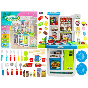 Multifunkcyjna Kuchnia Z Płytą Gazową I Panelem Dotykowym Niebieska