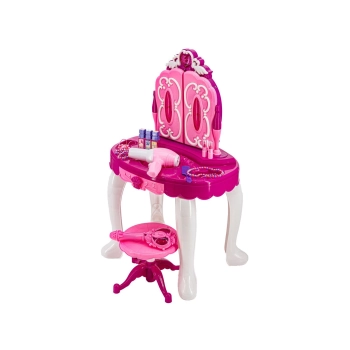 Toaletka dla Małej Księżniczki - dźwięki, światło, akcesoria, gniazdo MP3 Przecena 3