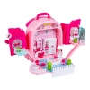 Domek Dla Lalek Toaletka W Walizce Plecak Zestaw 3w1 + Akcesoria