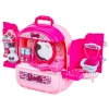 Domek Dla Lalek Toaletka W Walizce Plecak Zestaw 3w1 + Akcesoria
