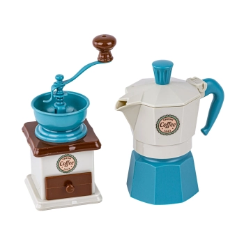Zestaw kawowy dla dzieci, Kawiarka, Młynek + Akcesoria