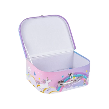 Zestaw kawowy w kuferku, Czajnik, Filiżanki, Słodycze + Akcesoria 48 el.