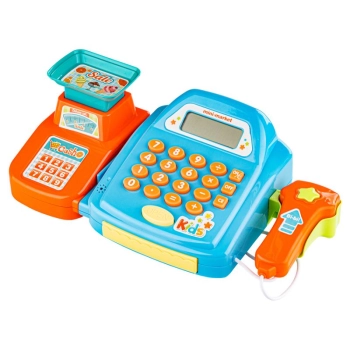 Edukacyjna sklepowa kasa fiskalna - Waga Kalkulator Czytnik Kodów Akcesoria