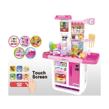 Multifunkcyjna Kuchnia Z Płytą Gazową I Panelem Dotykowym Różowa Przecena 1