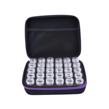 Akcesoria Haft Diamentowy, Etui + 30 Pojemników Zestaw Do Diamond Painting