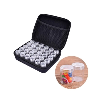 Akcesoria Haft Diamentowy, Etui + 30 Pojemników Zestaw Do Diamond Painting