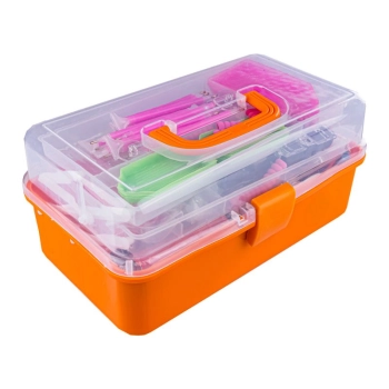 Haft Diamentowy Akcesoria Do Diamond Painting OGROMNY ZESTAW Kuferek 574 Elementy