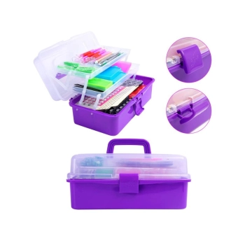 Haft Diamentowy Akcesoria Do Diamond Painting OGROMNY ZESTAW Kuferek 574 Elementy