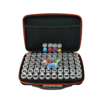 Akcesoria Haft Diamentowy, Etui + 60 Pojemników + Akcesoria Zestaw Do Diamond Painting