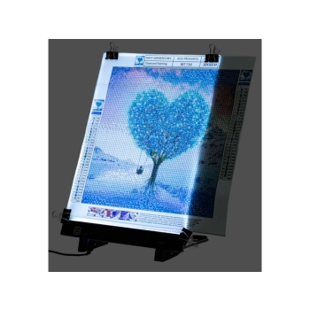 Podświetlana Tablica LED, Tablet, Deska Kreślarska, Kalka, Regulowany Stojak, Do Haftu, Diamond Painting Haft Diamentowy