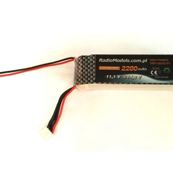 Pakiet, Akumulator LiPo 2200 MAh 11,1V 8C RadioModels