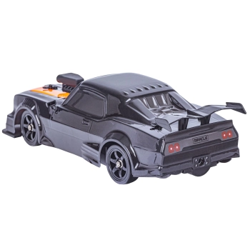 DUŻY Samochód Do Driftu Auto RC Drift 1:16 2,4 GHz PARA DYM Czarny Dodge 4WD LED