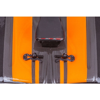 DUŻY Samochód Do Driftu Auto RC Drift 1:16 2,4 GHz PARA DYM Czarny Dodge 4WD LED