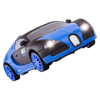 Samochód Do Driftu, Auto RC Drift 1:24 2,4 GHz 4WD CZARNO-NIEBIESKIE BUGATTI