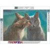 Haft Diamentowy, Obraz, Mozaika Diamentowa Diamond Painting, KOTY 40x30cm