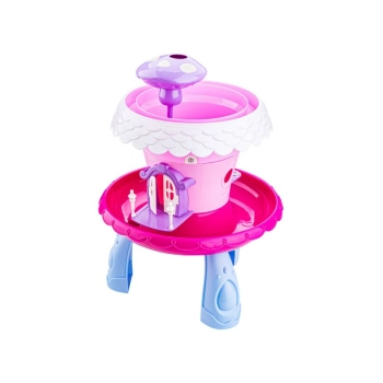 RÓŻOWY Zestaw Małego Ogrodnika UPRAWA Nawilżacz do roślin, Domek Dla Lalek, Stolik, Doniczka Na Rośliny