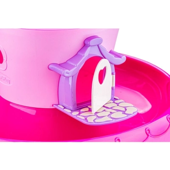 RÓŻOWY Zestaw Małego Ogrodnika UPRAWA Nawilżacz do roślin, Domek Dla Lalek, Stolik, Doniczka Na Rośliny