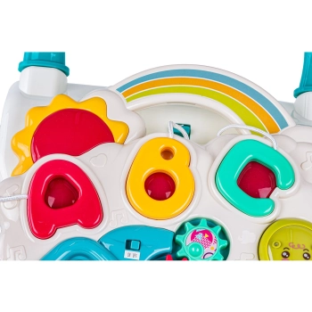 Edukacyjny Chodzik dla dzieci, Jeździk Muzyczny, Pchacz Niebieski