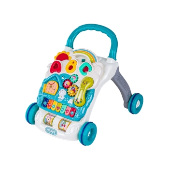 Edukacyjny Chodzik dla dzieci, Jeździk Muzyczny, Pchacz Niebieski Przecena 1