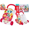 Edukacyjny Chodzik dla dzieci, Jeździk Muzyczny, Pchacz Czerwony