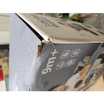 Chodzik Edukacyjny 3w1 Pchacz Hulajnoga Jeździk Niebieski Przecena 1