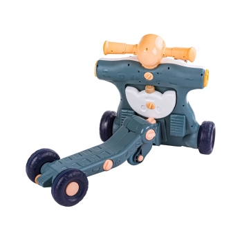 Chodzik Edukacyjny 3w1 Pchacz Hulajnoga Jeździk Niebieski Przecena 1