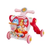 Pchacz, Chodzik 4w1 Stolik Edukacyjny Rowerek Hulajnoga Różowy