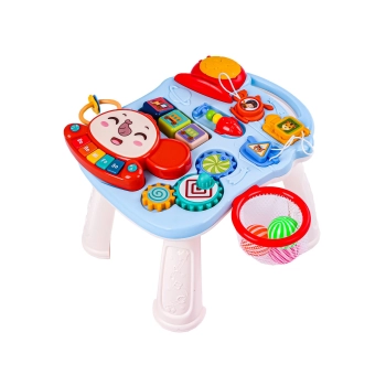 Chodzik Edukacyjny, Muzyczny Pchacz, Stolik BIAŁO-BŁĘKITNY