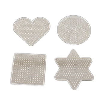 Szablon Do Prasowanek, Podstawka 4 Wzory, Kształty, KOŁO KWADRAT SERCE GWIAZDKA Prasowanka Koraliki Do Prasowania