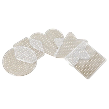 Szablon Do Prasowanek, Podstawka 4 Wzory, Kształty, KOŁO KWADRAT SERCE GWIAZDKA Prasowanka Koraliki Do Prasowania