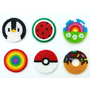 Szablon Do Prasowanek, Podstawka 4 Wzory, Kształty, KOŁO KWADRAT SERCE GWIAZDKA Prasowanka Koraliki Do Prasowania