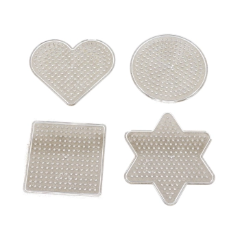 Szablon Do Prasowanek, Podstawka 4 Wzory, Kształty, KOŁO KWADRAT SERCE GWIAZDKA Prasowanka Koraliki Do Prasowania