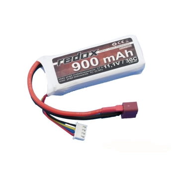 Pakiet LiPo Akumulator Redox 900mAh 11,1V 30c