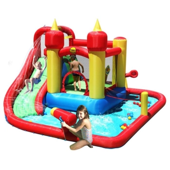 Wodne Szaleństwo 9w1 Dmuchaniec Zamek Dmuchany HappyHop Zjeżdzalnia Trampolina