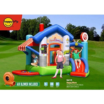 Dmuchaniec Happyhop Zamek Dmuchany Happy Store Zjeżdżalnia Trampolina