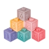 Zabawki Sensoryczne Miękkie klocki 6w1, Gryzak, Sensoryczna Wieża Karty Dla Dzieci