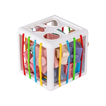 Zabawki Sensoryczne Miękkie klocki 6w1, Gryzak, Sensoryczna Wieża Karty Dla Dzieci