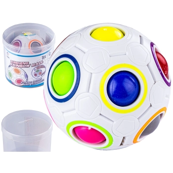 Zabawka Piłka Antystresowa Sensoryczna FIDGET "Rainbow Ball"