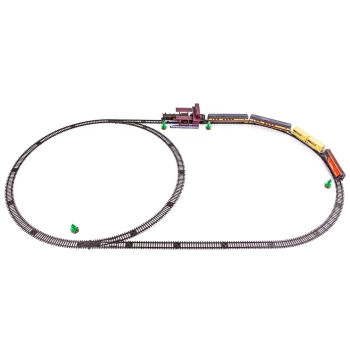 Realistyczna Kolejka Parowóz + Wagony Tory Zajazd