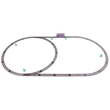 Kolejka Fenfa - Parowóz + Cysterny Tory Lokomotywa