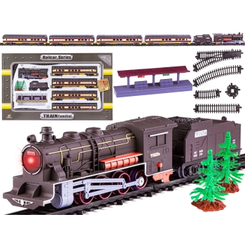 Kolejka Fenfa - Parowóz + Wagony Pasażerskie Tory