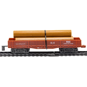 Realistyczna Kolejka Rail King - Parowóz + 3 Wagony