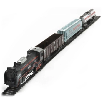 Elektryczna Kolejka Rail King, Parowóz + 3 Wagony