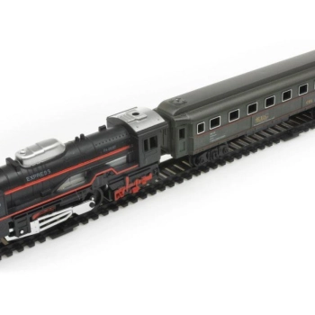 Elektryczna Kolejka - Parowóz + Wagony Pasażerskie