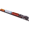 Kolejka rail king Parowóz + 3 Wagony